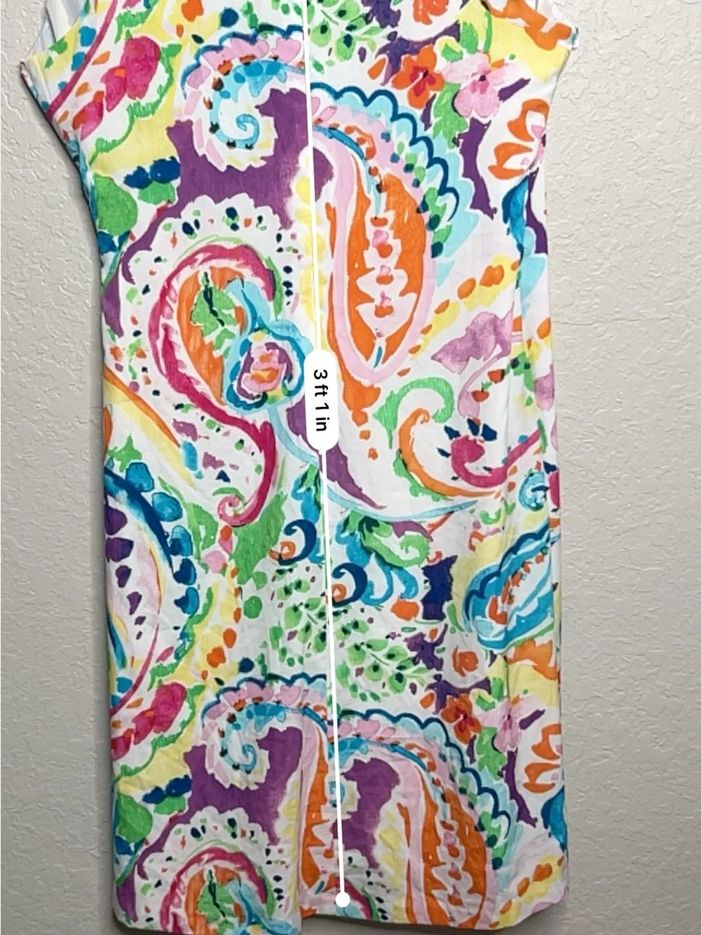 Lauren Ralph Lauren Colorful Paisley Faux Wrap Sleeveless Dress Size 6 - Picture 8 of 9